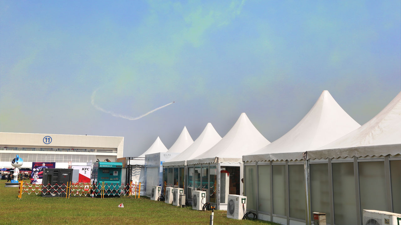 Aircraft exhibition in Zhuhai