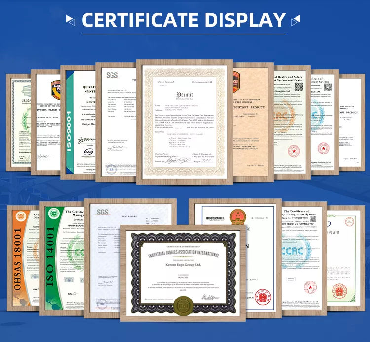 CERTIFICATE DISPALY