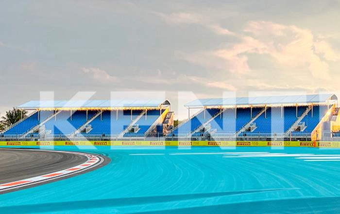 KENTEN Large Aluminum Sports Tent - 2022F1 Miami Grand Prix