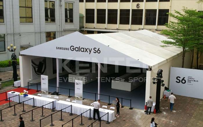 Samsung's Latest Smartphone Launch Event Uses a 15x15m Tent as Venue