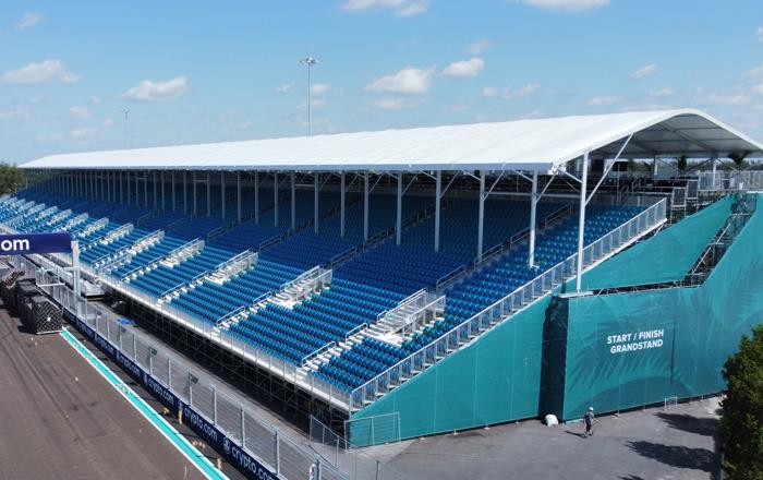 KENTEN Large Aluminum Sports Tent - 2022F1 Miami Grand Prix