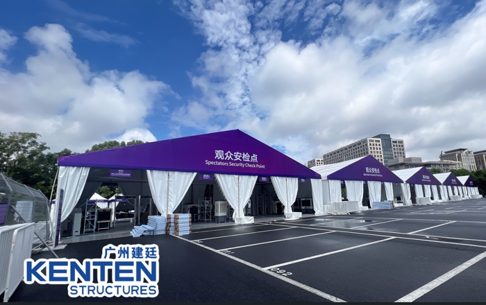 KENTEN provides temporary structure tent facilities for the Hangzhou Asian Games