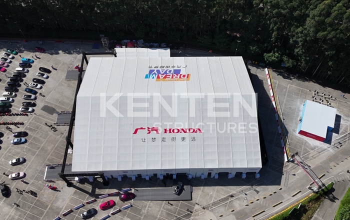50x65x8m event structure tent for the Honda Dream Day Show.
