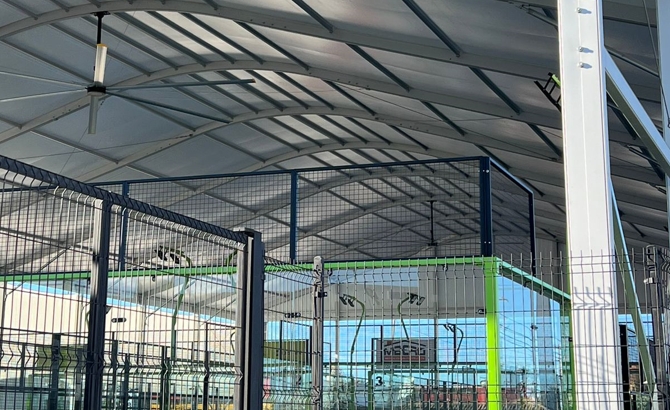 Padel Court Covers For Stadium
