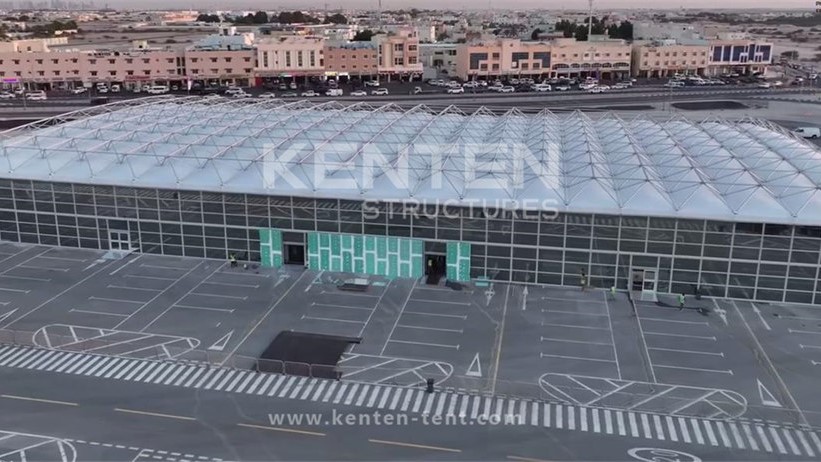 Doha Photography Festival 2024 - Pyramid Structure Tent Cases