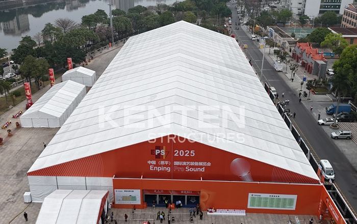 2025 China Enping 50mx125m exhibition tent: creating a large exhibition space