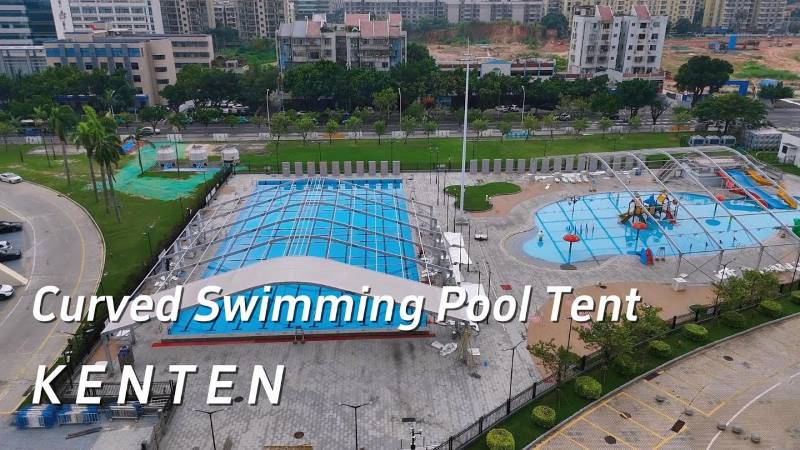 Curved Swimming Pool Tent | Sports Tent