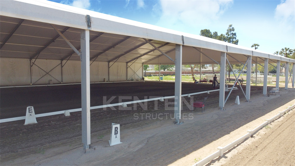 30m x 70m equestrian field aluminum structure tent - indoor horse arena in California USA