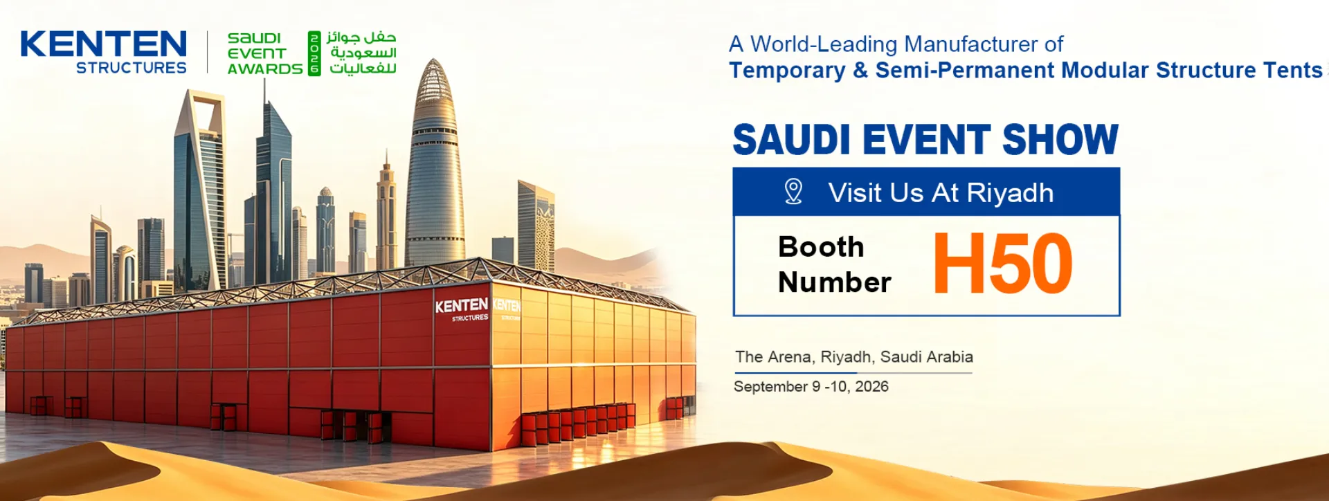 Meet KENTEN at Saudi Event Show 2026!