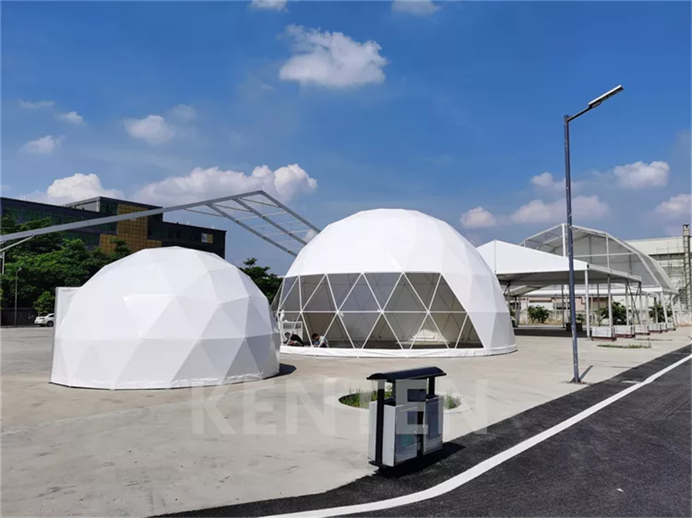 5m geodesic eco winter igloo hotel house tent副本