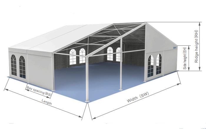 60M x 4M A Structure Tent