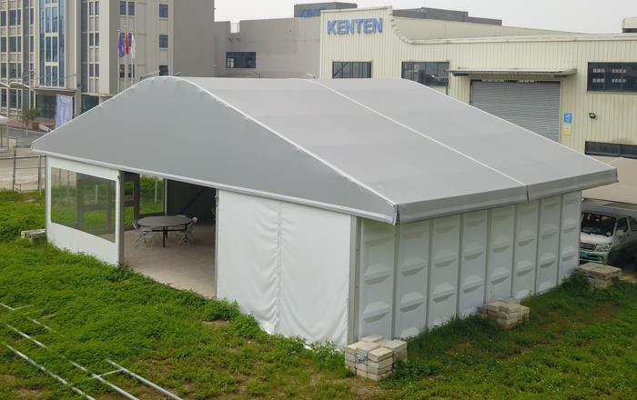 15m x 4m Curved Tent