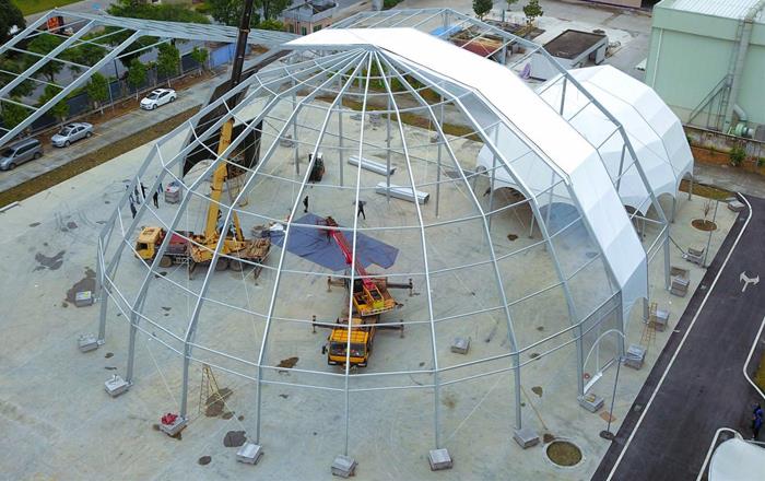 Customized  Igloo Tent With Span Width From 20m to 40m