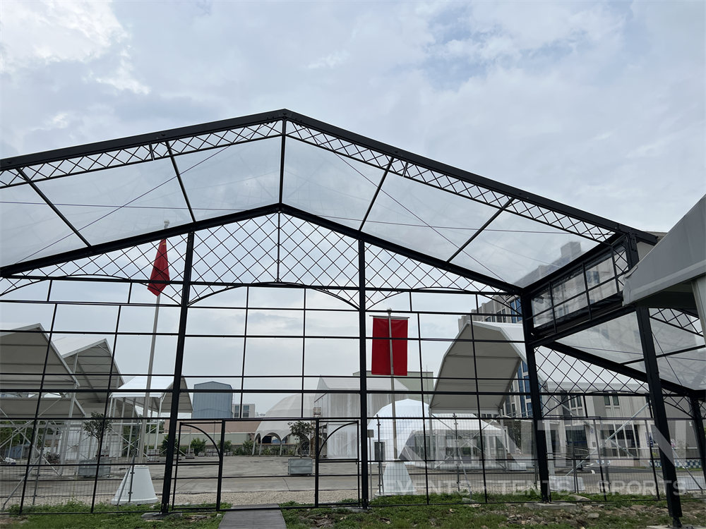 Black Aluminum Alloy Structure Tent