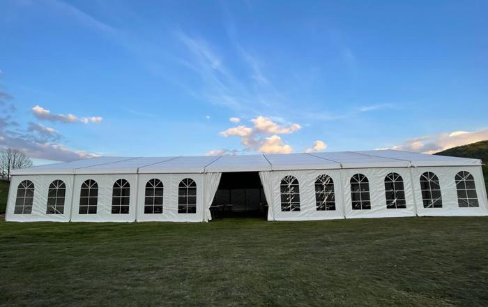 Outdoor large aluminum alloy structure tent restaurant