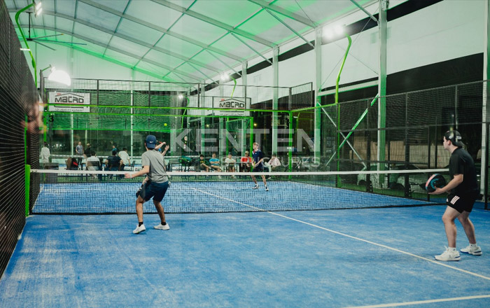 26X50X7m Padel Courts Tent  -  Curved Tent