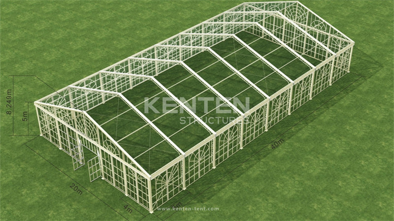 20mx40mx5m Wedding Atrium Tent