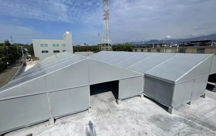 industrial storage warehouse tent  - outdoor permanent marquee buildings