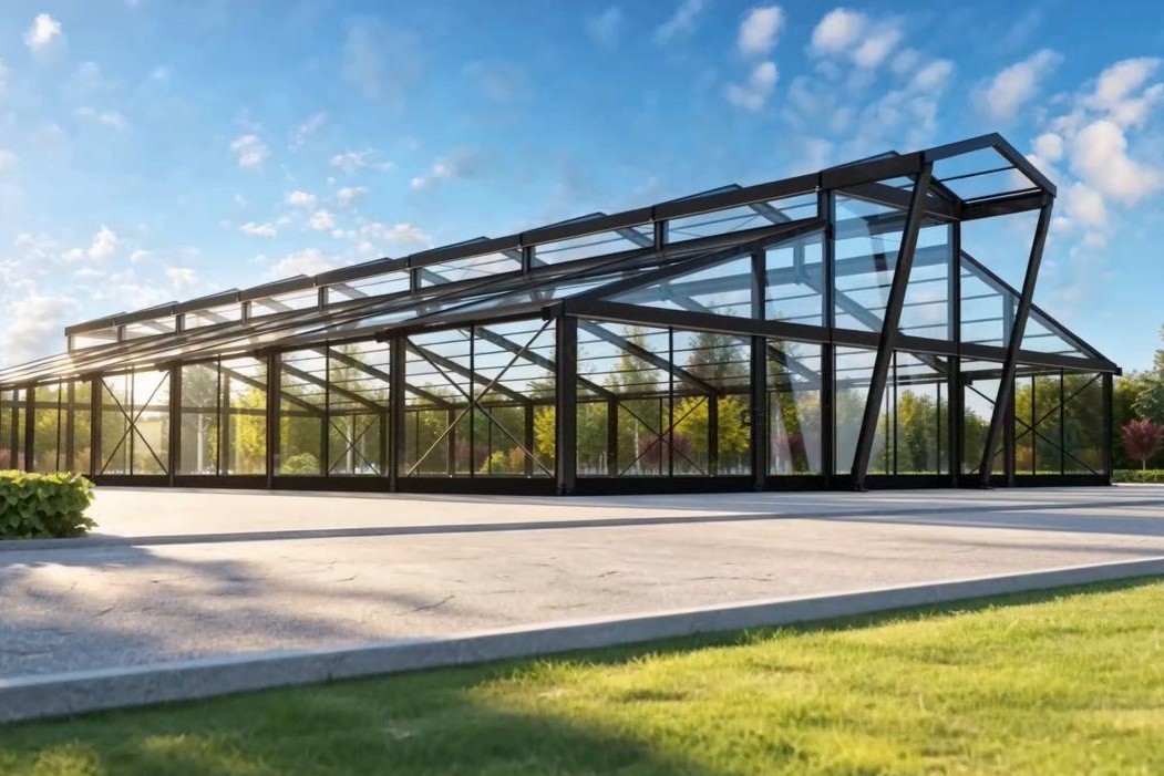 Luxury Black Atrium Wedding Tent with Glass Walls and Transparent Roof Luxury Black Atrium Wedding Tent with Glass Walls and Transparent Roof