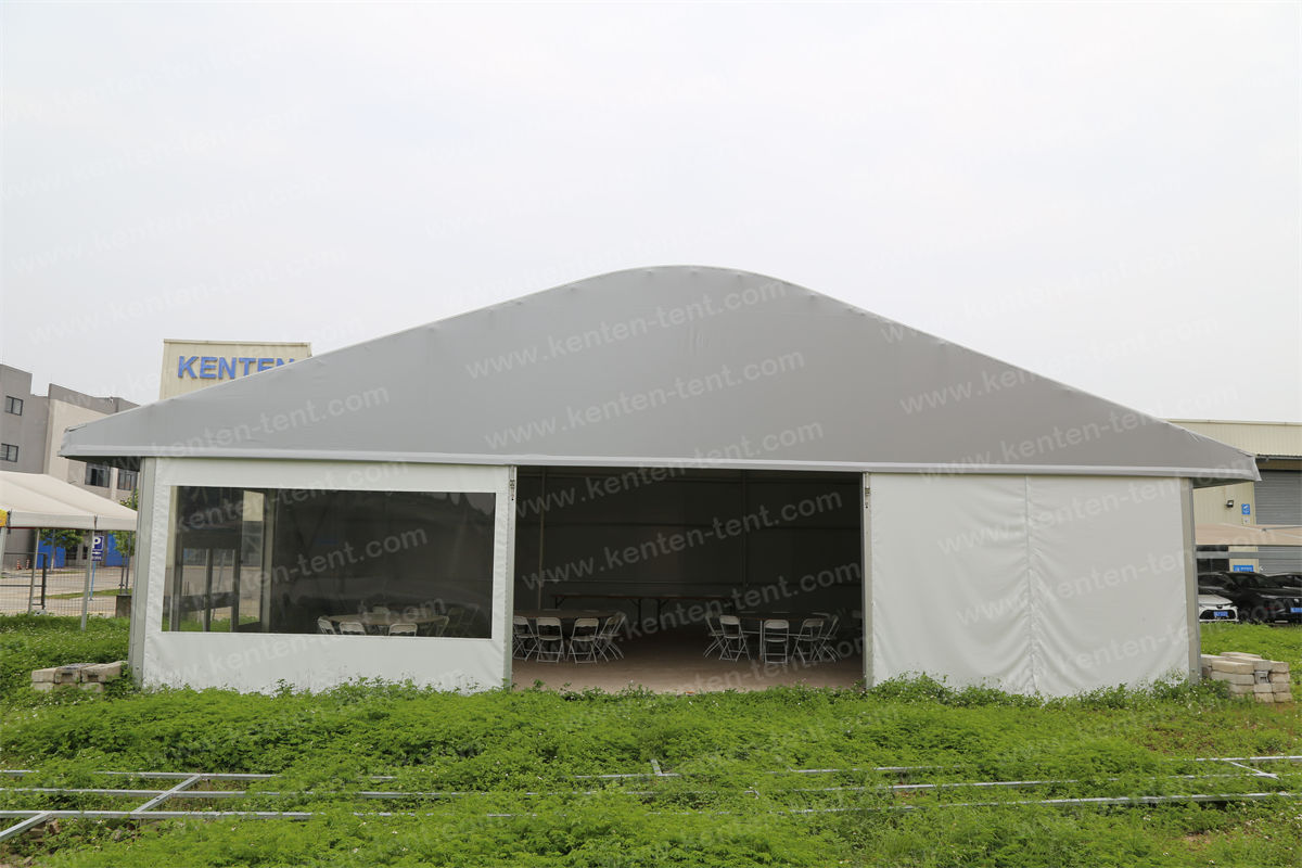 A structure tent suitable for large-scale commercial exhibitions