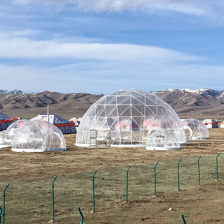 KENTEN 4-6 person clear dome tent