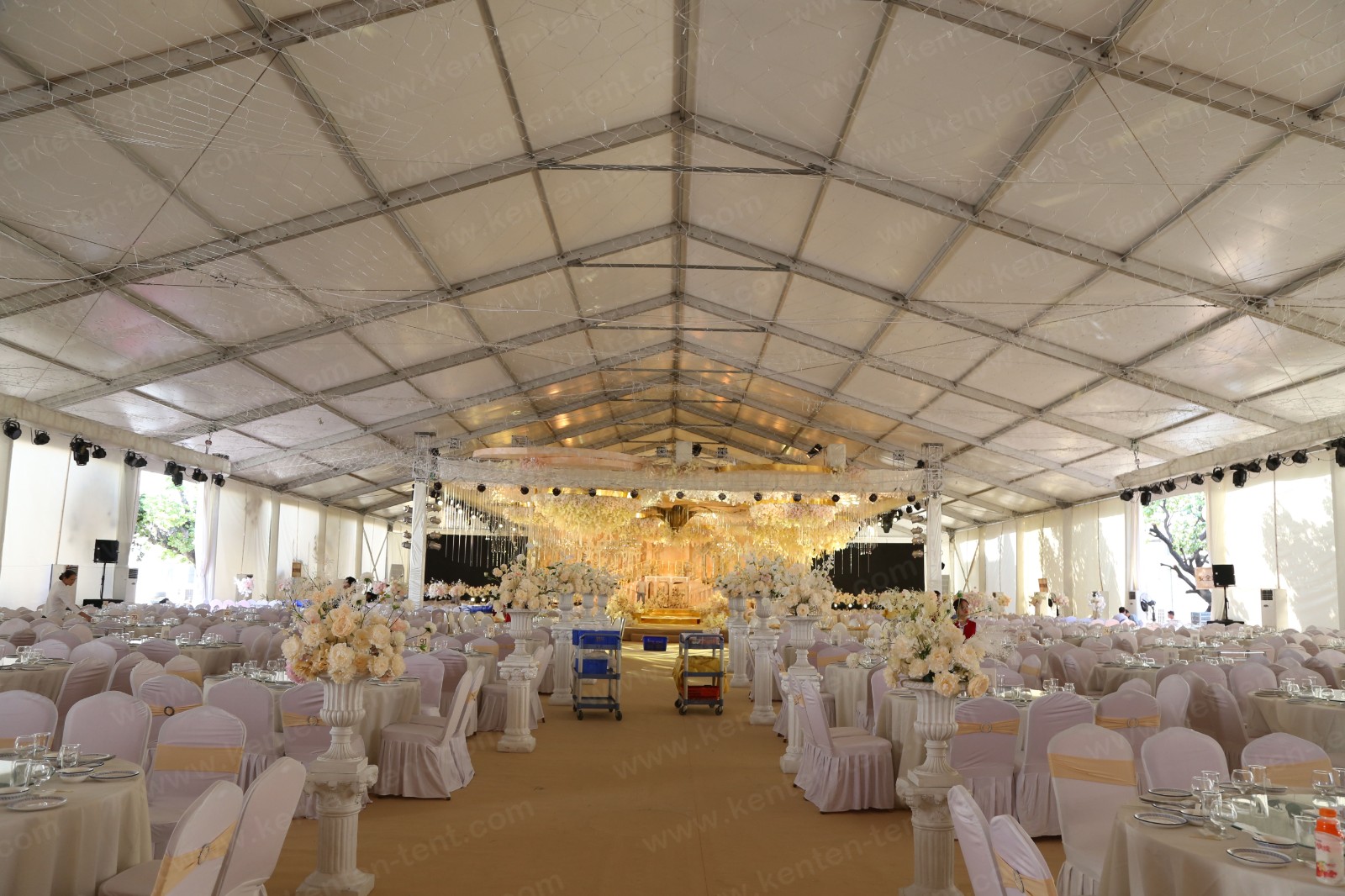 500 people capacity big tent wedding tent - Zhongshan wedding case