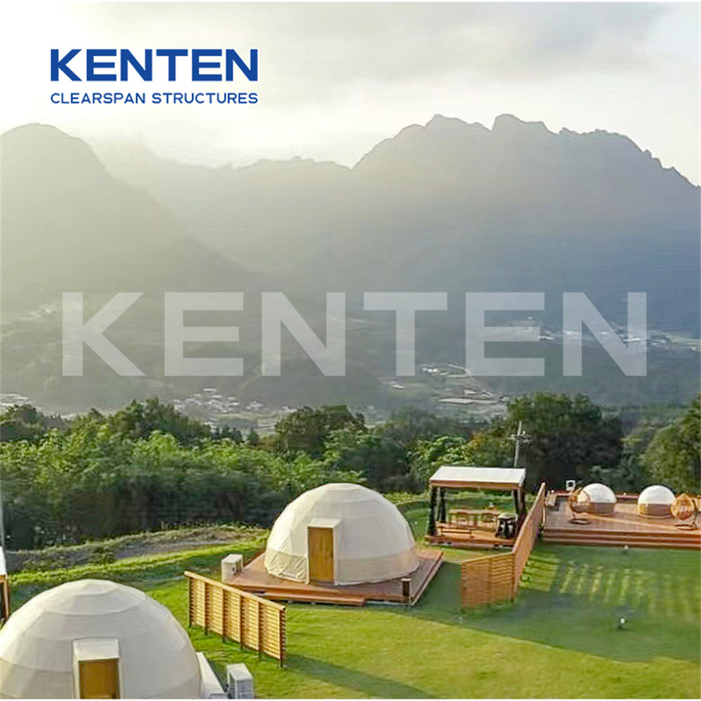 5m 7m 10m diameter dome glamping tents