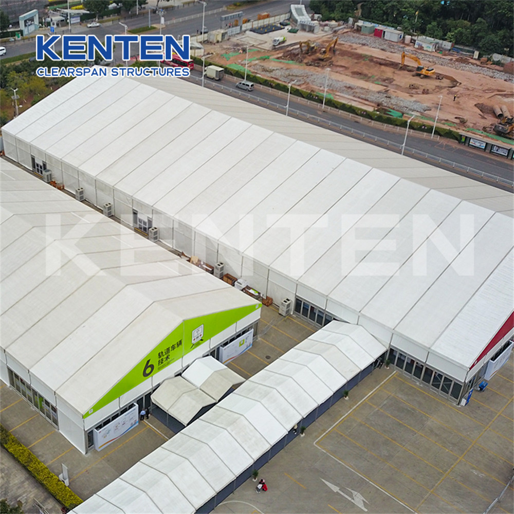 Large outdoor event exhibition tent structure 50m pvc aluminum