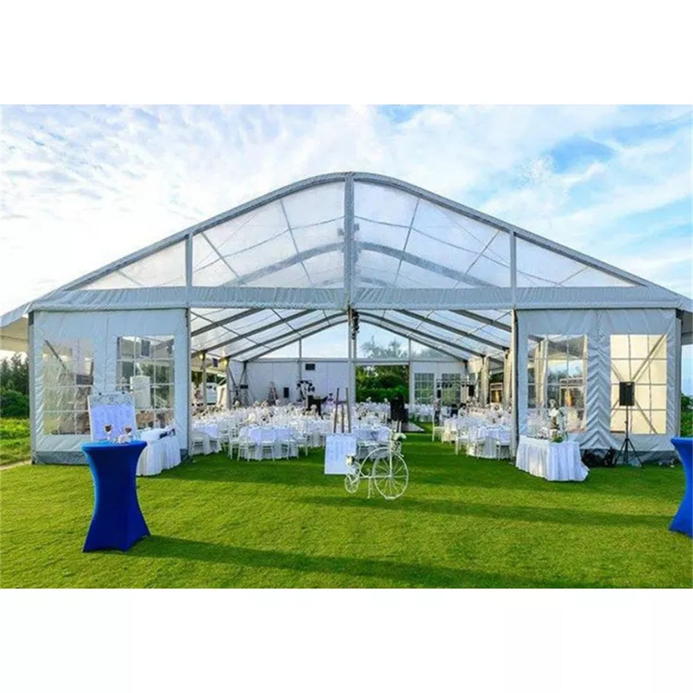 Custom Outdoor Clear Top Tent Wedding Waterproof High Quality Pvc Arcum Party Tent
