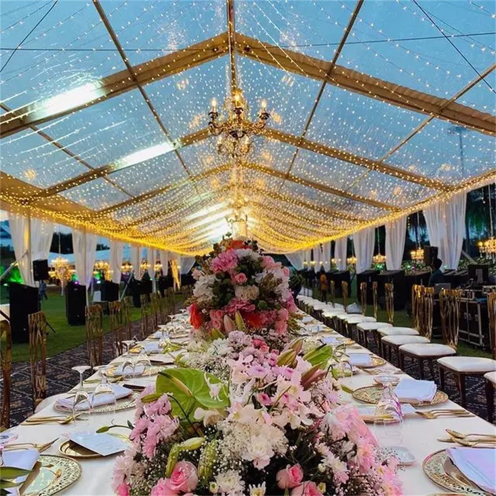 Custom modern clear top roof event big 300-1000 people outdoor structure wedding tents