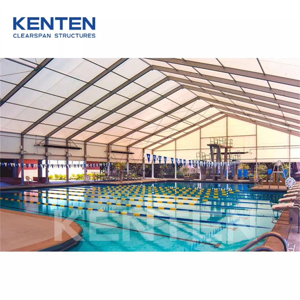 Custom Size 20x30 Outdoor Swimming Pool Tent Igloo Polygonal Ten