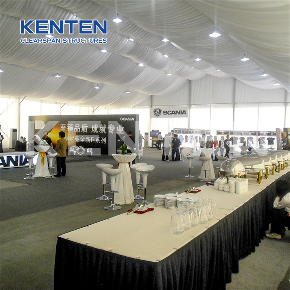 New car launch conference - white large outdoor exhibition tent solution