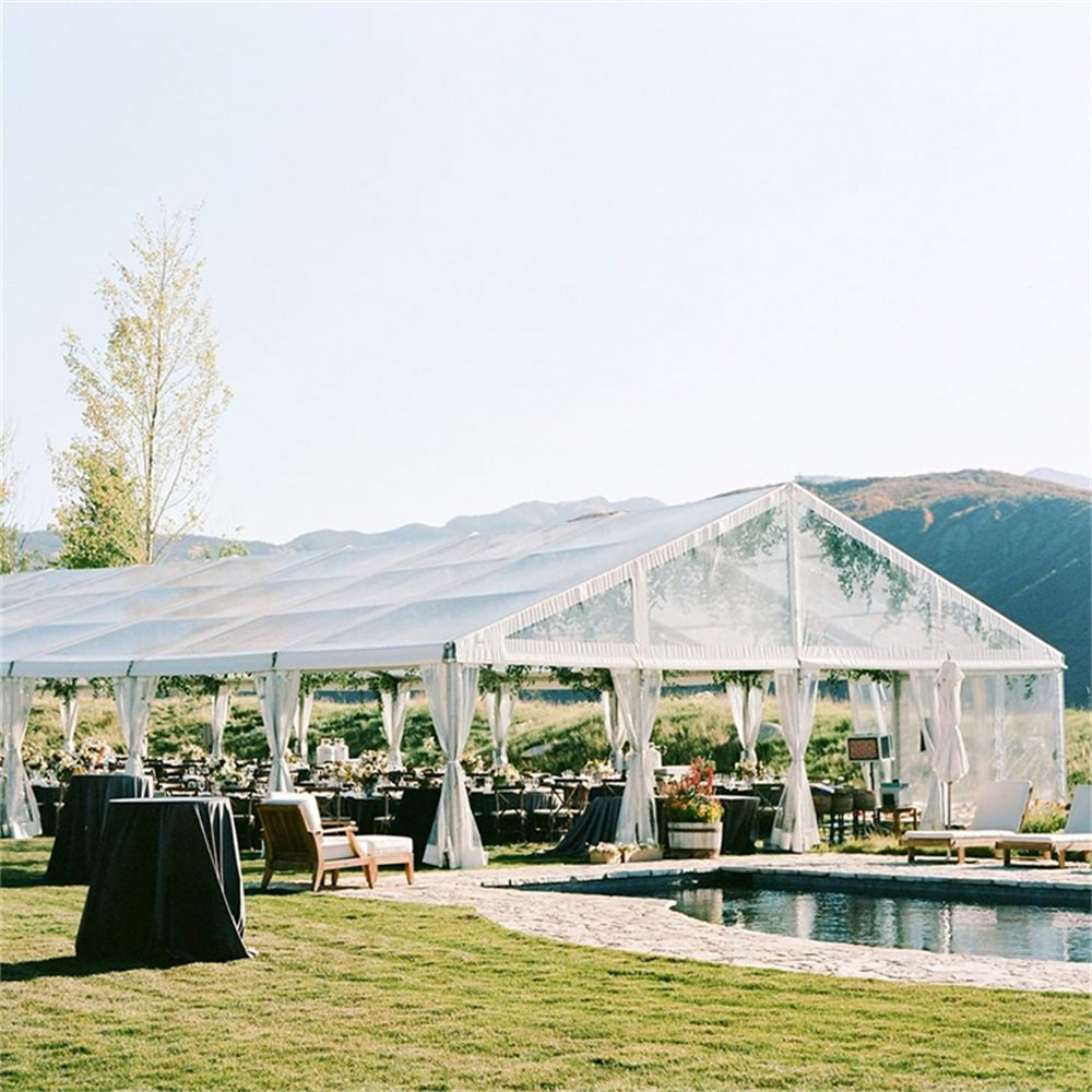 outdoor pvc 40 x 60 aluminum chapiteau transparent event marquee party wedding tent