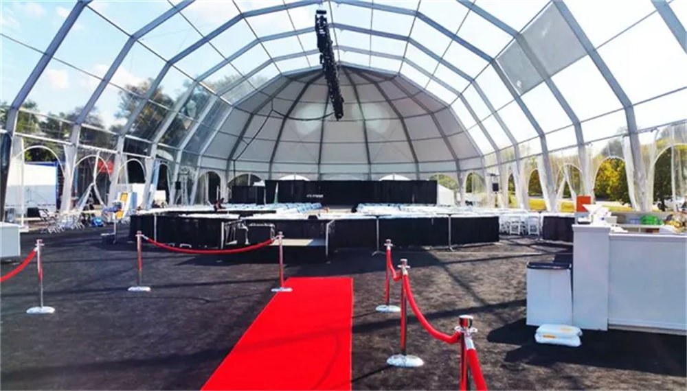 300 people marquee igloo polygon tent 3m-80m tents