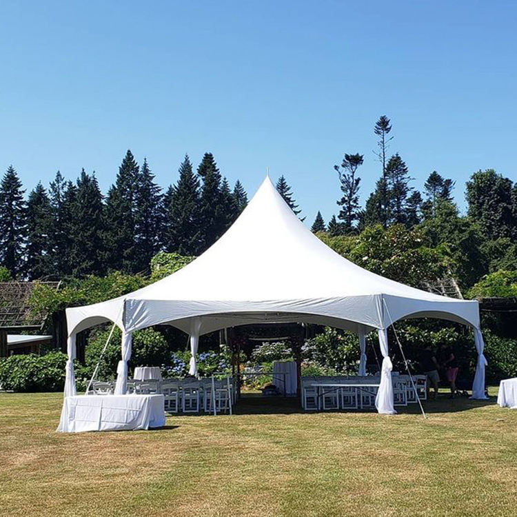 custom high quality PVC waterproof pagoda tent 5mx5m for event