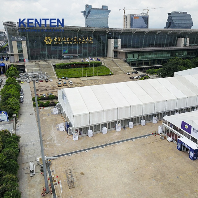 Heavy duty large trade show tent commercial exhibition marquee tent