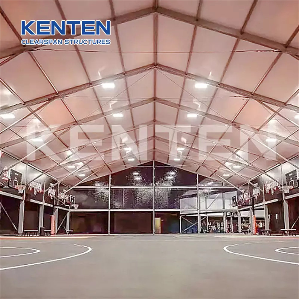 Basketball court marquee sports events waterproof polygon membrane structure tents
