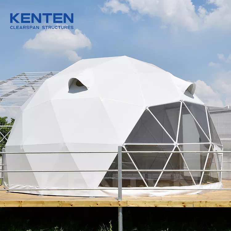 Waterproof Pvc Igloo House White Transparent Geodesic Dome Tent