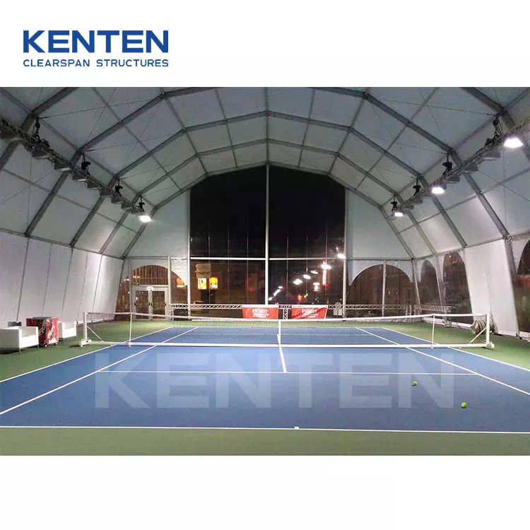Tennis court tent