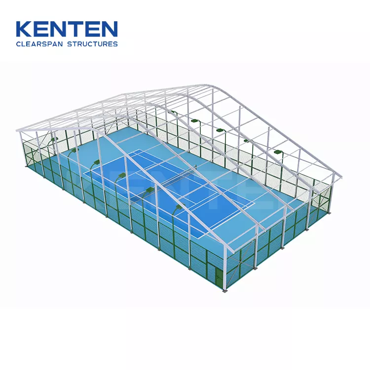 Tennis court tent