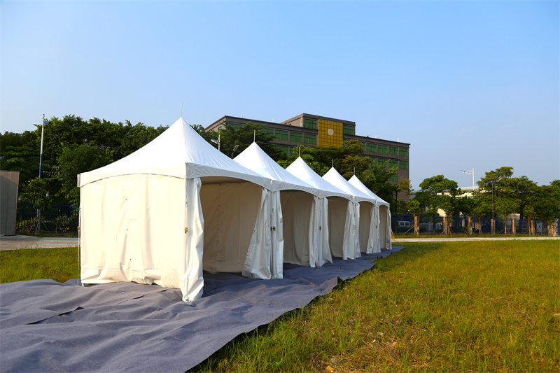 3x3m white outdoor PVC pagoda tent