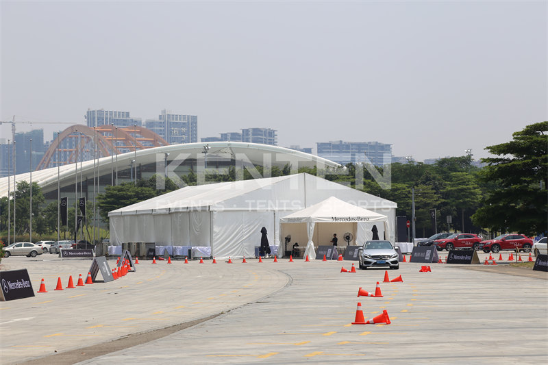 Temporary building tent