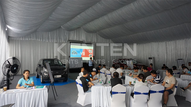 10m and 15m Ford car test drive event tent