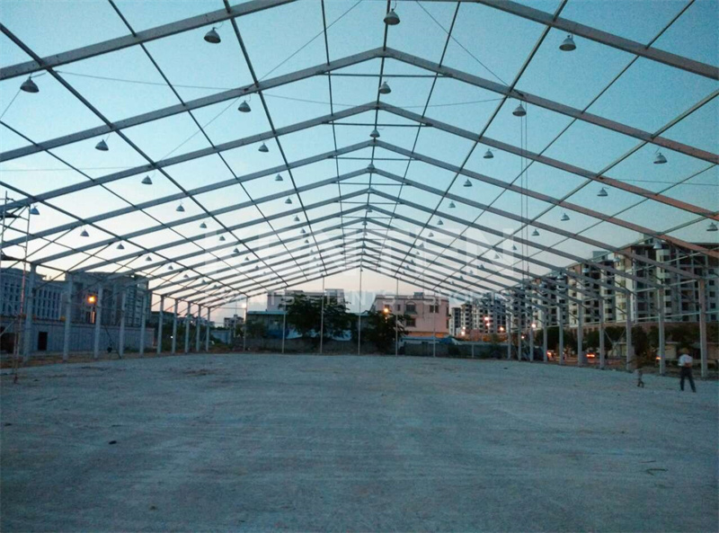 The Hainan Expo chose KENTEN's 40mx95m A-type exhibition tent