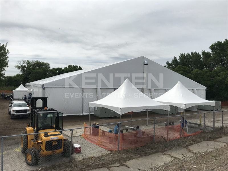 Compared with traditional buildings, storage tents have advantages in construction speed and cost