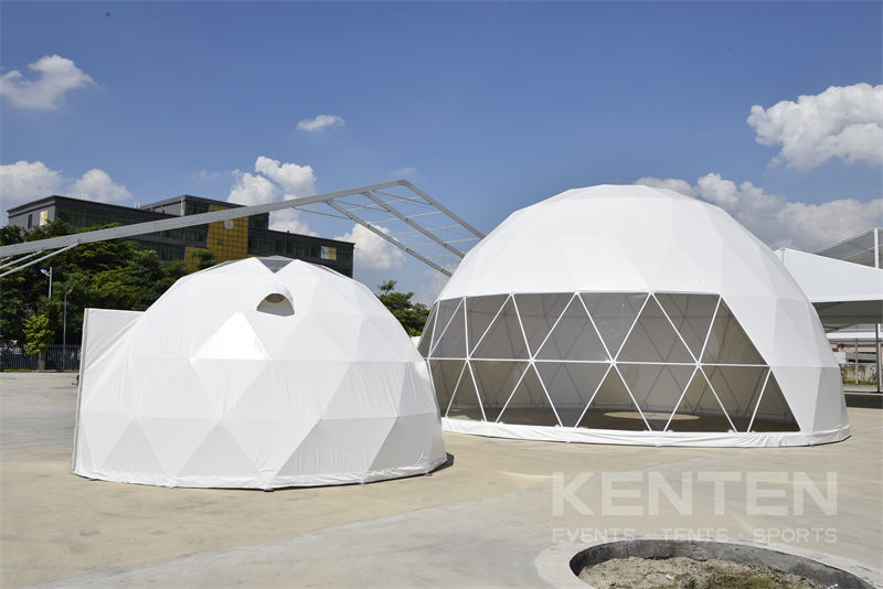 PVC geodesic dome tents