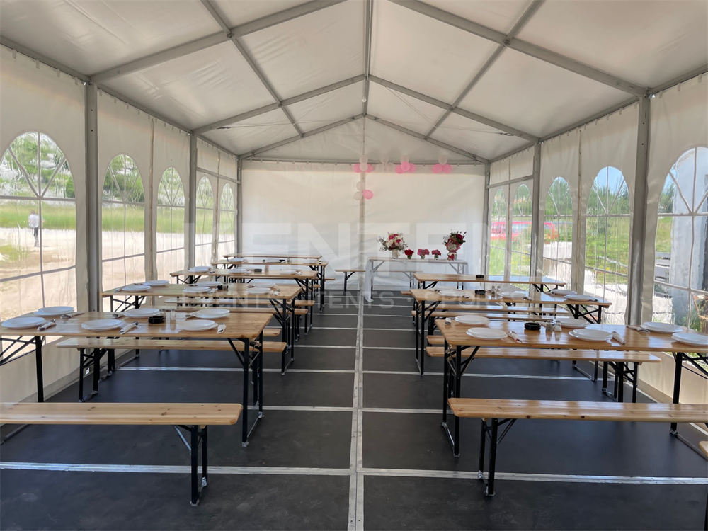 alloy structure tent- temporary restaurant