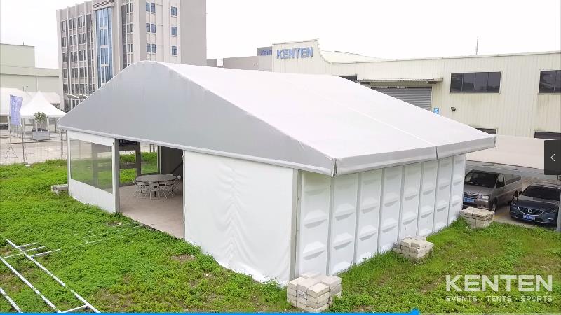 A unique structure tent shape - Curved tent