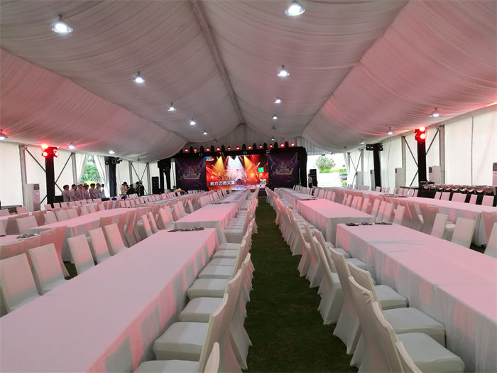 size span is 20 meters structure tent