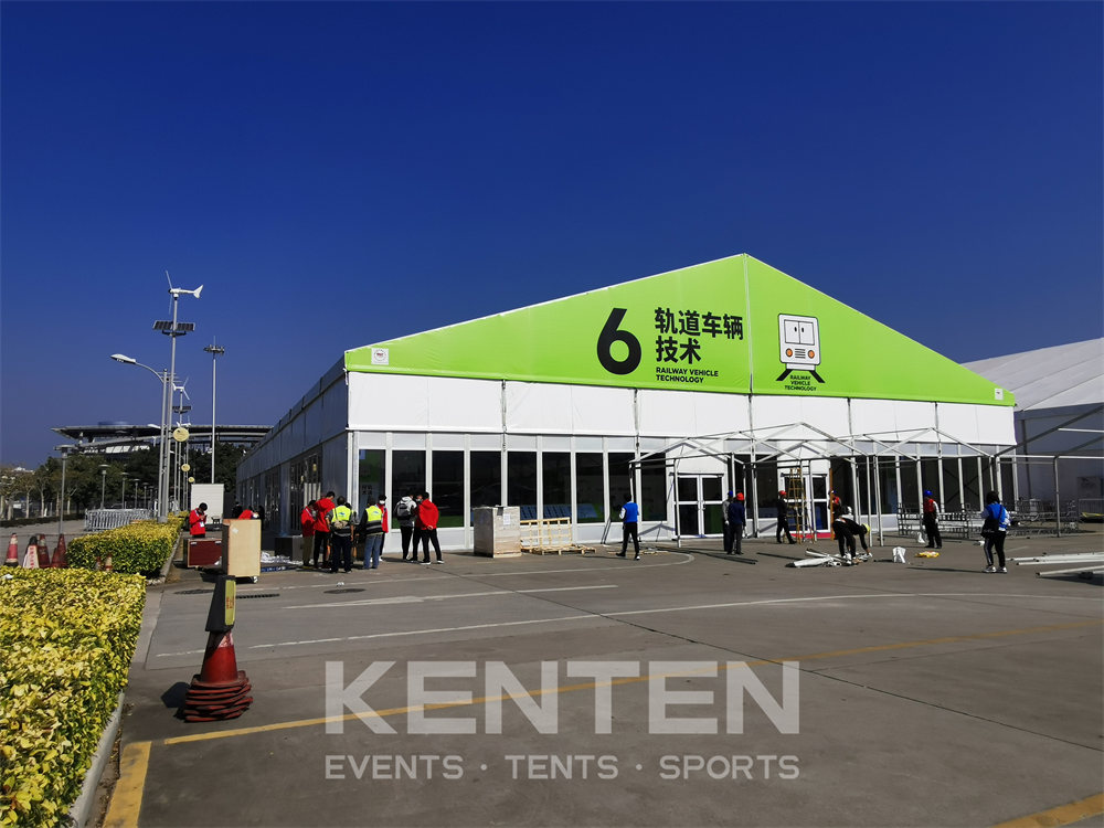 giant fabric structure for tent exhibition